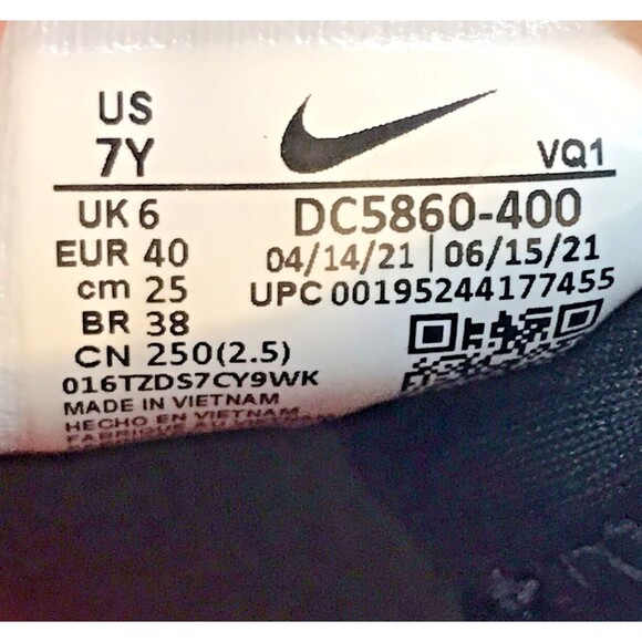 Nike Explore Next  Nature DC5860-400 Sneaker Youth 7 Women 8.5 Aqua Running Shoe - Picture 9 of 11